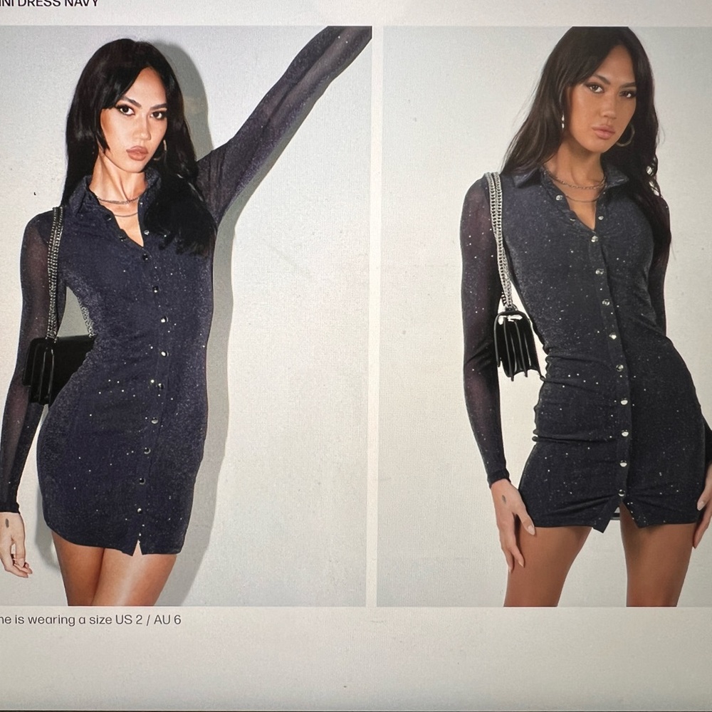 NWOT Friday Fever Dress- Burgundy (not navy)